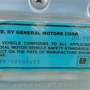 1970 Pontiac GTO Judge Ram Air IV