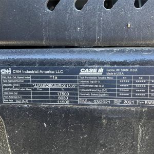 2021 CASE IH Tractors MAGNUM 250 AFS CONNECT